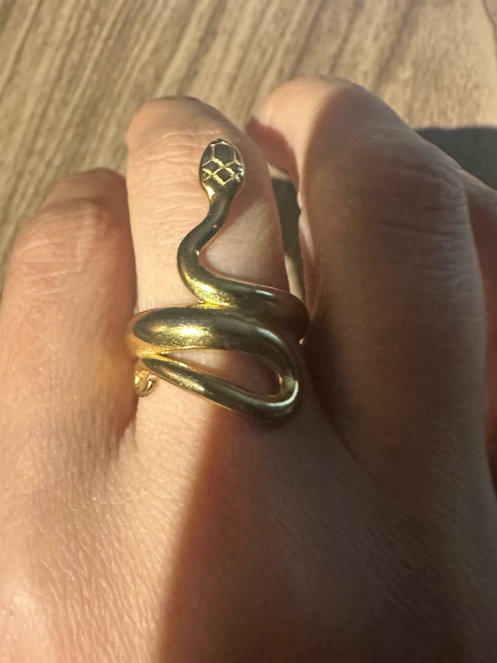 Gold Snake Wrap Ring - Unbranded